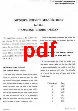 Owners Service Suggestions